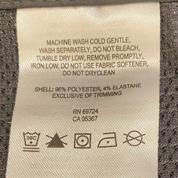 Columbia 42x34 Convertible Active Pants Omni-Shade Mens Lightweight Zip Gray - Picture 9 of 12